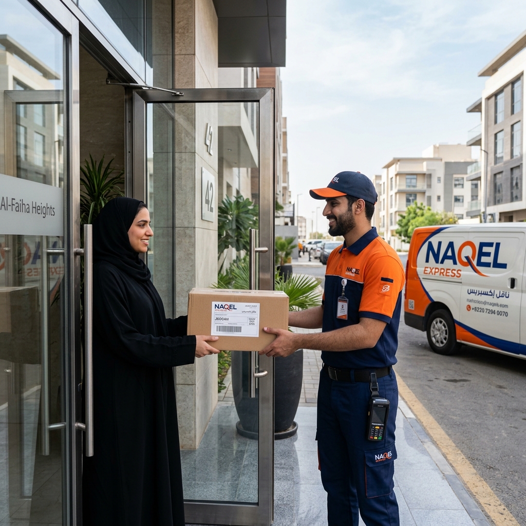 Last-mile delivery courier in Saudi Arabia
